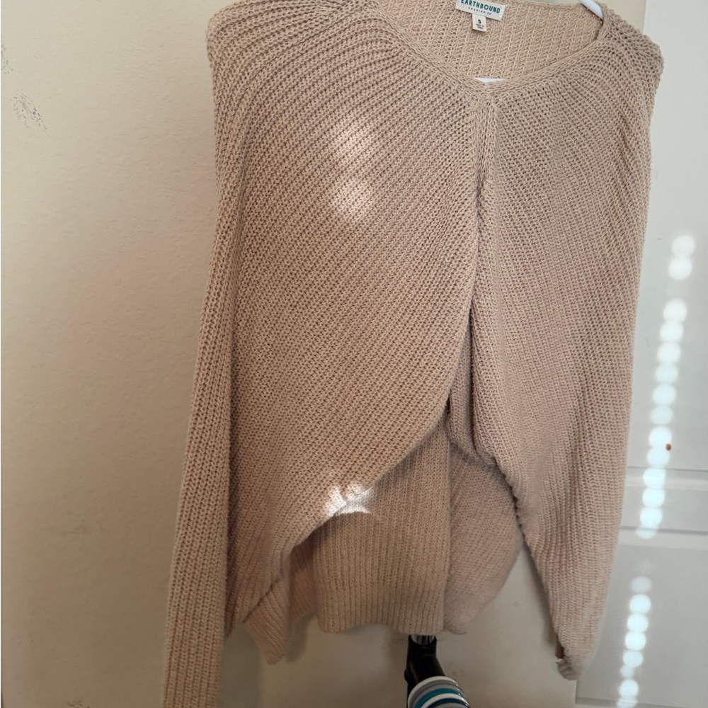 EARTHBOUND Cream Knit Cardigan